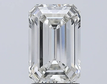 Dazzling 3.07 CT Emerald Shape H Color VS1 Clarity Moissanite Diamond For Party Ring