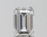 Brilliant 1.71 CT Emerald Shape G Color VS2 Clarity Moissanite Diamond For Anniversary Ring