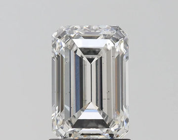 Brilliant 1.71 CT Emerald Shape G Color VS2 Clarity Moissanite Diamond For Anniversary Ring