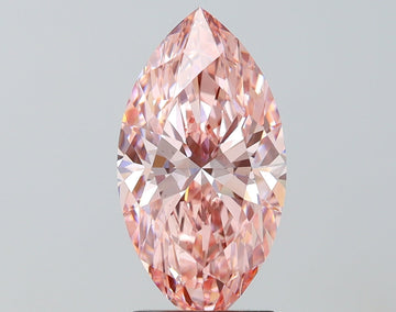 Elegant Of 3.08 CT Marquise Shape Fancy Vivid Pink Color VS2 Clarity Lab Grown Diamond For Late July