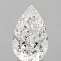 Affordable 1.59 CT Pear Shape E Color VS1 Clarity Lab grown Diamond For Cocktail Ring