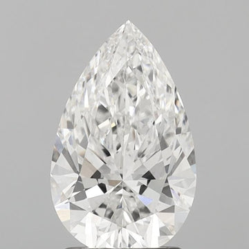 Affordable 1.59 CT Pear Shape E Color VS1 Clarity Lab grown Diamond For Cocktail Ring