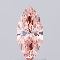Elegant Of 0.70 CT Marquise Shape Fancy Intense Pink Color VS1 Clarity Lab Grown Diamond For Soft Glow