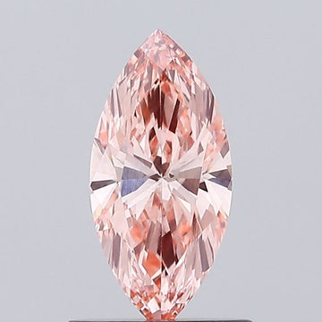 Elegant Of 0.70 CT Marquise Shape Fancy Intense Pink Color VS1 Clarity Lab Grown Diamond For Soft Glow