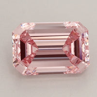 Elegant Of 1.79 CT Emerald Shape Fancy Intense Pink Color VS2 Clarity Lab Grown Diamond For Soft Truth