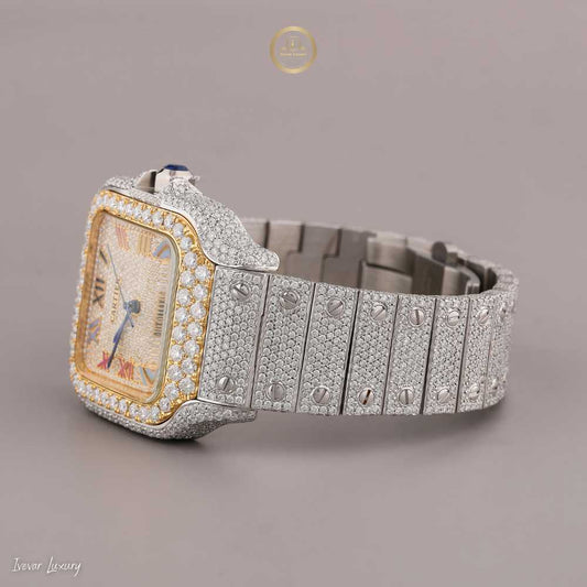 Premium Iced Watch Lab Grown Diamonds by Ivevar