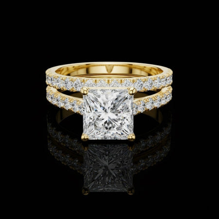 Moissanite Anniversary Ring