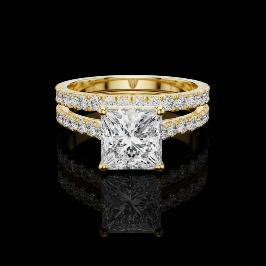 Moissanite Anniversary Ring