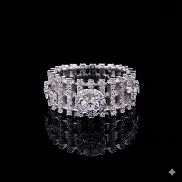 Antique Cut Lab Grown Diamond Rings