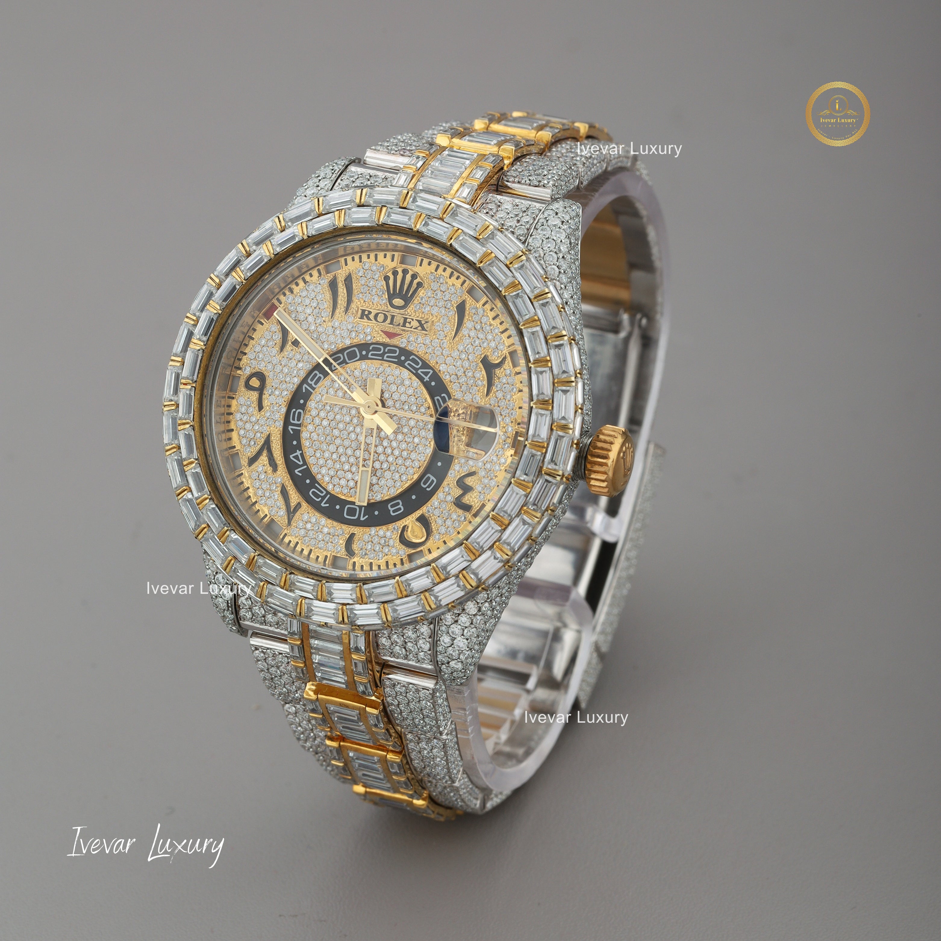 Lab diamond rolex best sale