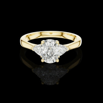 1.00 CT stylish Lab Grown Cushion Cut Diamond Ring For Kind Hours