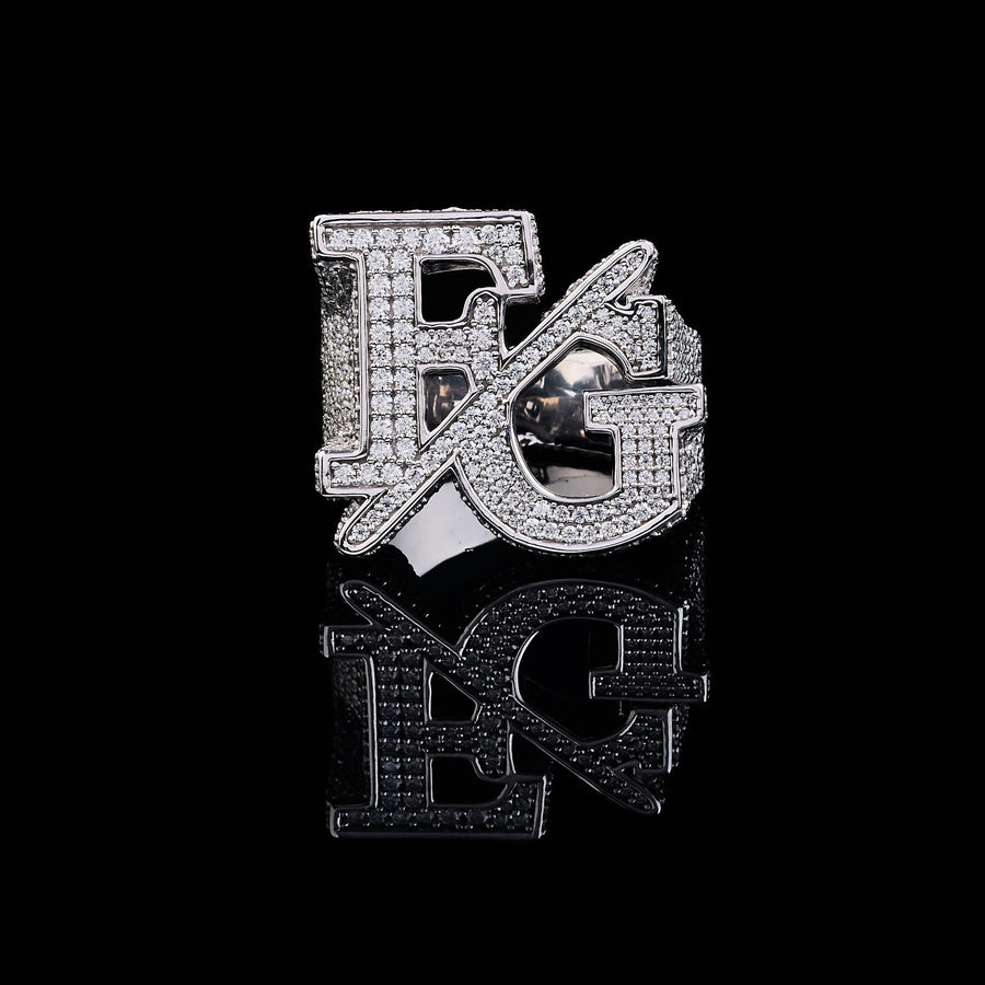 Moissanite Hiphop Ring