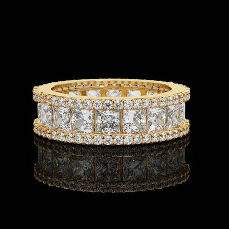 Moissanite Eternity Ring