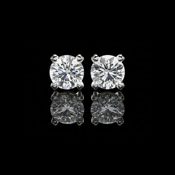 2.57 TCW Chic & Modern Lab Grown Diamond Stud Earring for the Fine Forward