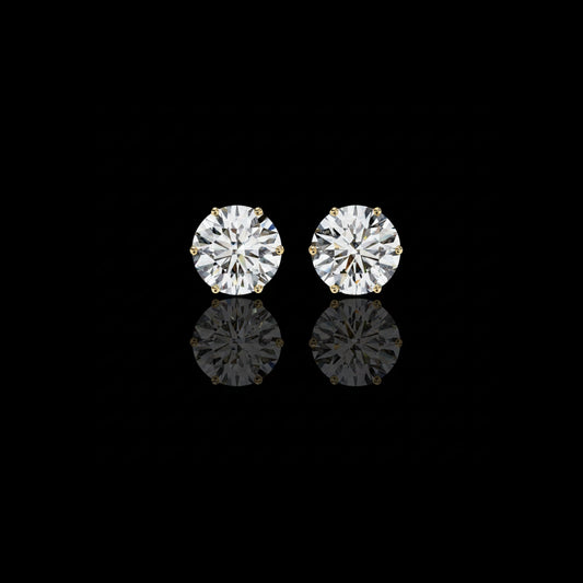 2.60 TCW Moissanite Round Cut Diamond Jacket Earrings Elevate Your Everyday Look Classy