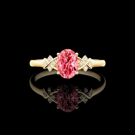 Lab Grown Fancy Color Ring