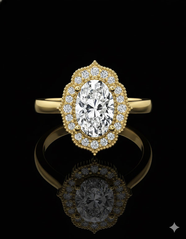 Lab Grown Diamond Halo Rings