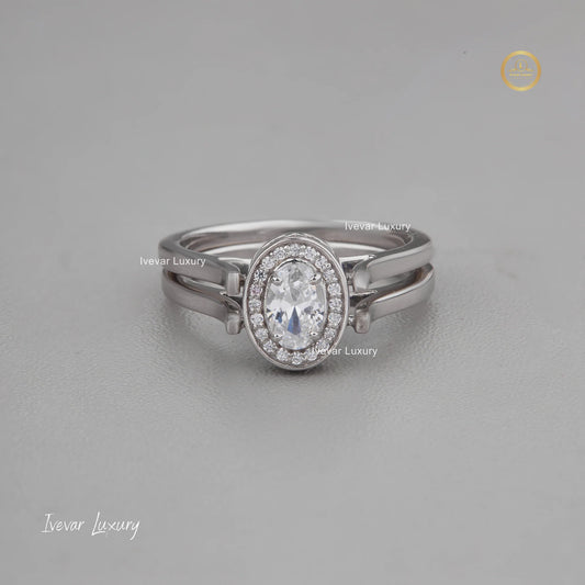 High End Natural Diamond Ring by Ivevar