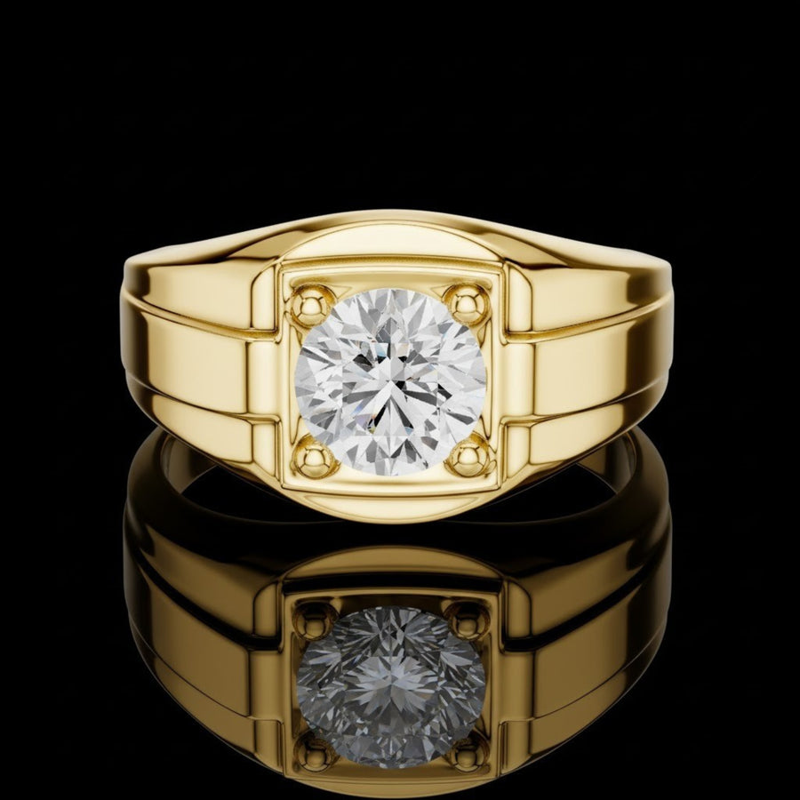 Lab Diamond Men's Fine Jewelry Ring