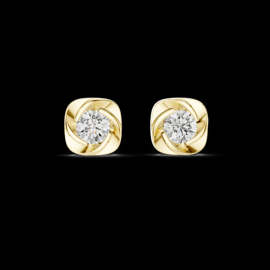 1.80 TCW Luxury Moissanite Diamond Stud Earrings with Round Cut Center Modern Shine For Birthday Gift