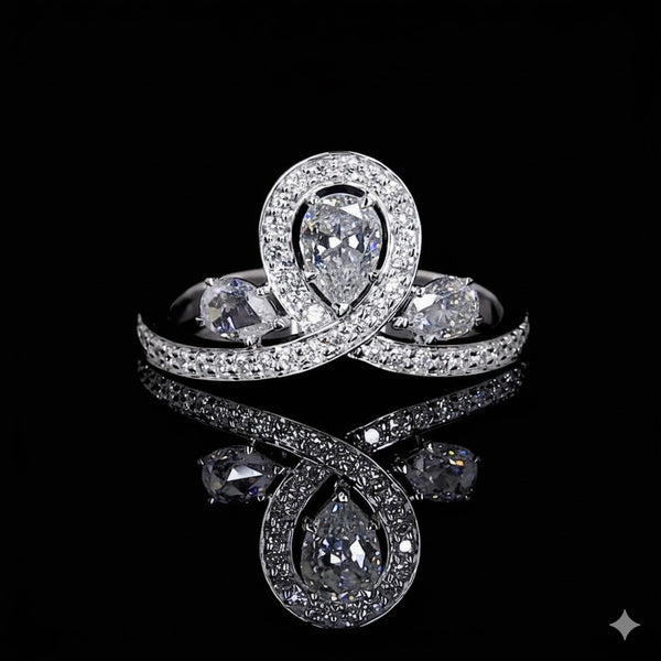 Rose Cut Lab Grown Diamond Rings
