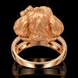 Animal-Inspired Statement Ring Collection – Deer, Puppy & Rabbit Designs with Sparkling Diamond Accents