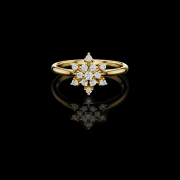 0.25 CT Timeless Featuring a Radiant Multi Stone Lab Grown Round Diamond Bloom