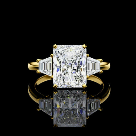 Lab Grown Three Stone Ring