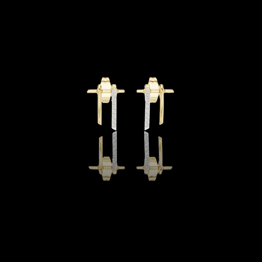 0.13 TCW Minimalist Luxury Lab Grown Diamond Drop Stud Fine Earrings for Women