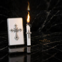 Luxury Diamond Cross Lighter Premium Iced-Out Cross Design