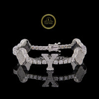 Sparkling Heart Lab Grown Diamond Tennis Bracelet for Everyday Wear