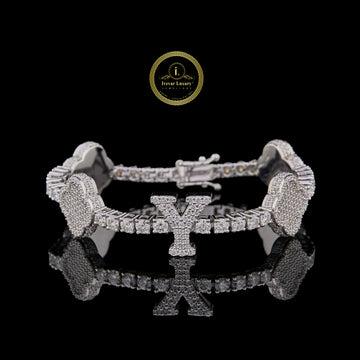 Sparkling Heart Lab Grown Diamond Tennis Bracelet for Everyday Wear