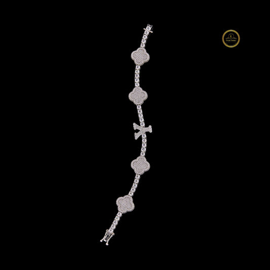 Sparkling Heart Lab Grown Diamond Tennis Bracelet for Everyday Wear