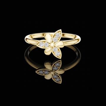 0.30 TCW Luxury Lab Grown Diamond Petal Blossom Ring Delicate Floral Inspired Promise Ring for Women
