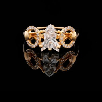 2.00 CT Celestial Crown Moissanite Antique Cut Centerpiece With Twin Halo Round Accents Ring