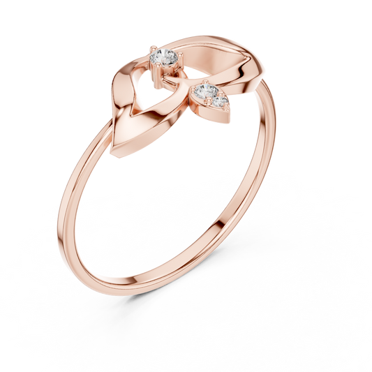 Antique Style Round Cut Lab Diamond Engagement Ring - view 3