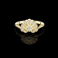 0.40 TCW Graceful Moissanite Round Cut Diamond Ring For Every Look