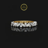 1.00 CT High Quality Lab Grown Diamond with Inspired Sparklers Baguette and Round Cut For Her Smile