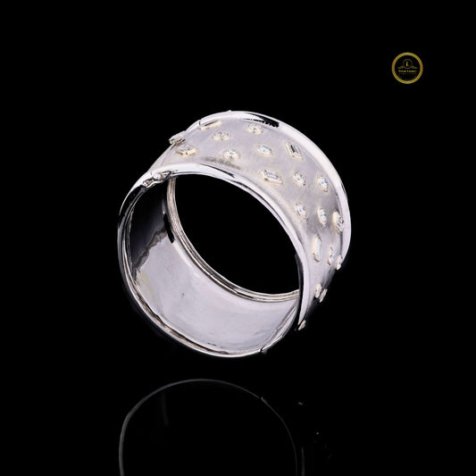 2.75 TCW Bold Baguette & Round Bracelet Modern Iced Style - view 3
