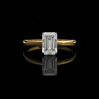 2.50 TCW Designer Moissanite Emerald Cut Mesmerizing Design For Every Occasions