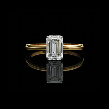 1.20 TCW Designer Moissanite Emerald Cut Mesmerizing Design For Every Occasions