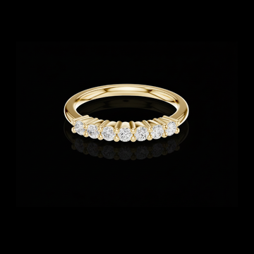 1.50 TCW Luxury Round Cut Lab Grown Diamond Bar Set Dainty Minimalist Stacking Anniversary Ring for Women