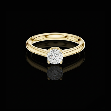 1.00 TCW Dazzling Round Cut Moissanite Diamond Solitaire Minimalist Classic Engagement Ring Fine Jewelry