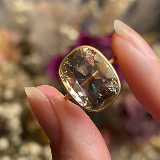 2.00 TCW Elegant Rose Cut Lab grown Diamond Ring Bezel With Warm Expression of Luxury