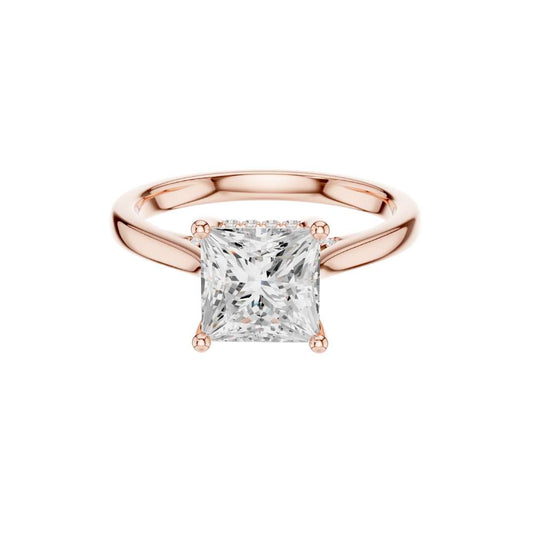 Princess Cut Solitaire Ring - view 3