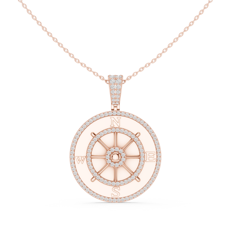 Directional Wheel Pattern Statement Charm - view 2