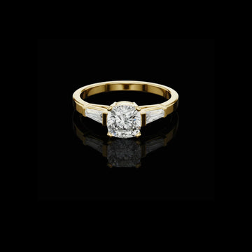 2.00 CT Exclusive Lab Grown Cushion Cut Diamond Ring For Her