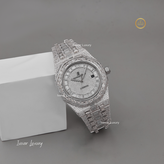 Unique Luxury Iced Out Diamond Watch – Custom Made by Ivevar