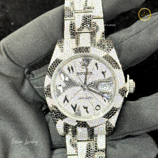 Custom Iced Diamond Watch – Unique Luxury Style by Ivevar