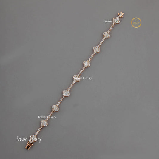 Bespoke Lab Grown Diamond Bracelet Design by Ivevar